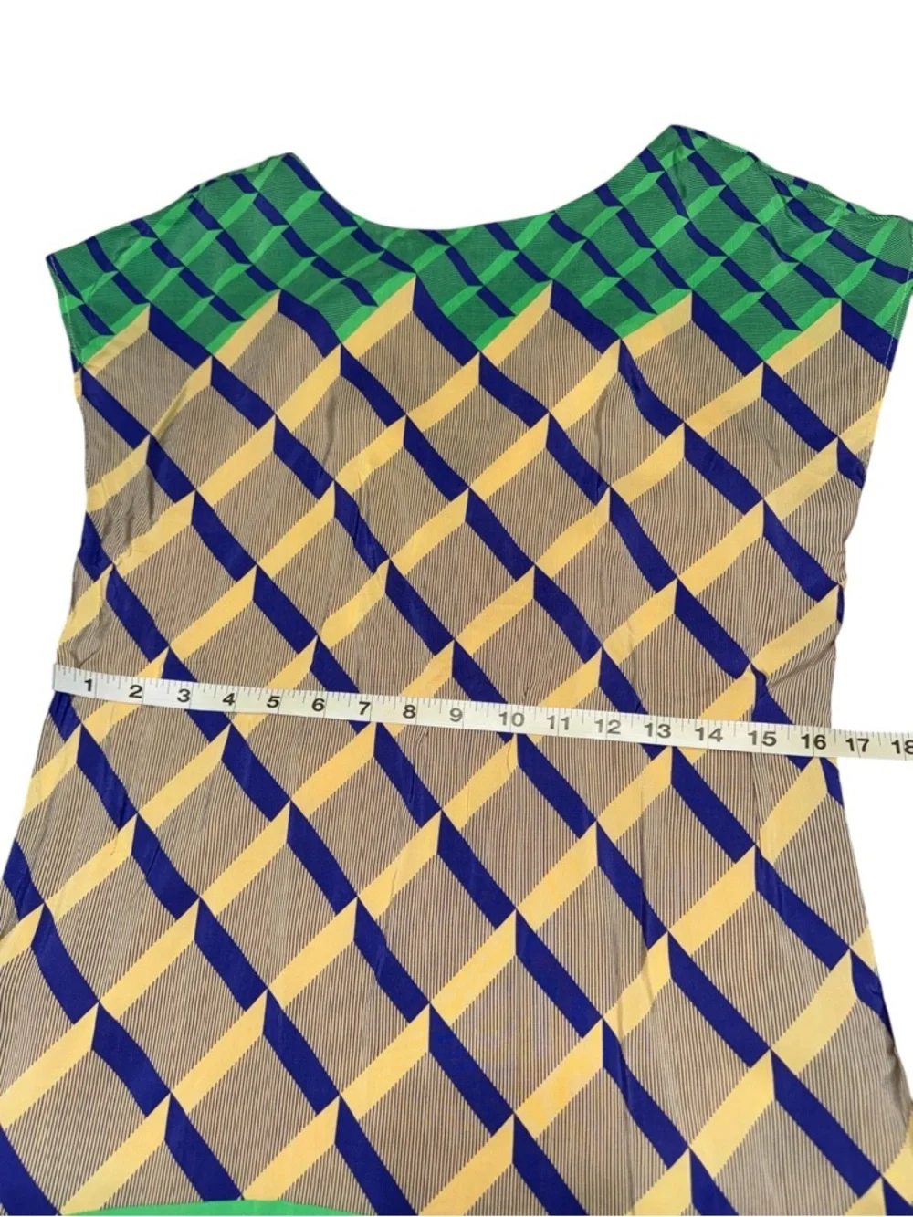 Women’s MNG Collection Colorblock Geometric Tie-Waist Dress - 6